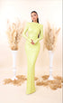 Jula - High Neck with side slit dress